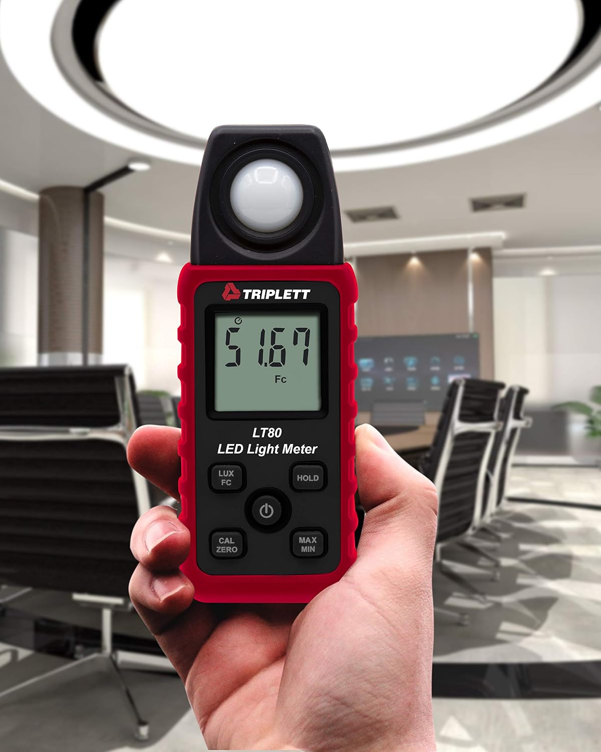 Medidor luz LED hasta 400k Lux