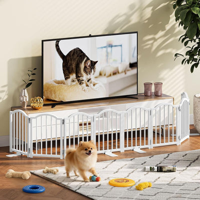 2 Puertas cortas para perros 16pulg con patas 48pulg