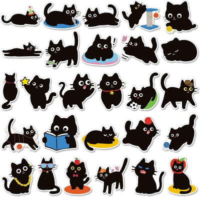 Imanes gato negro meme 27 pzas adhesivo coche nevera