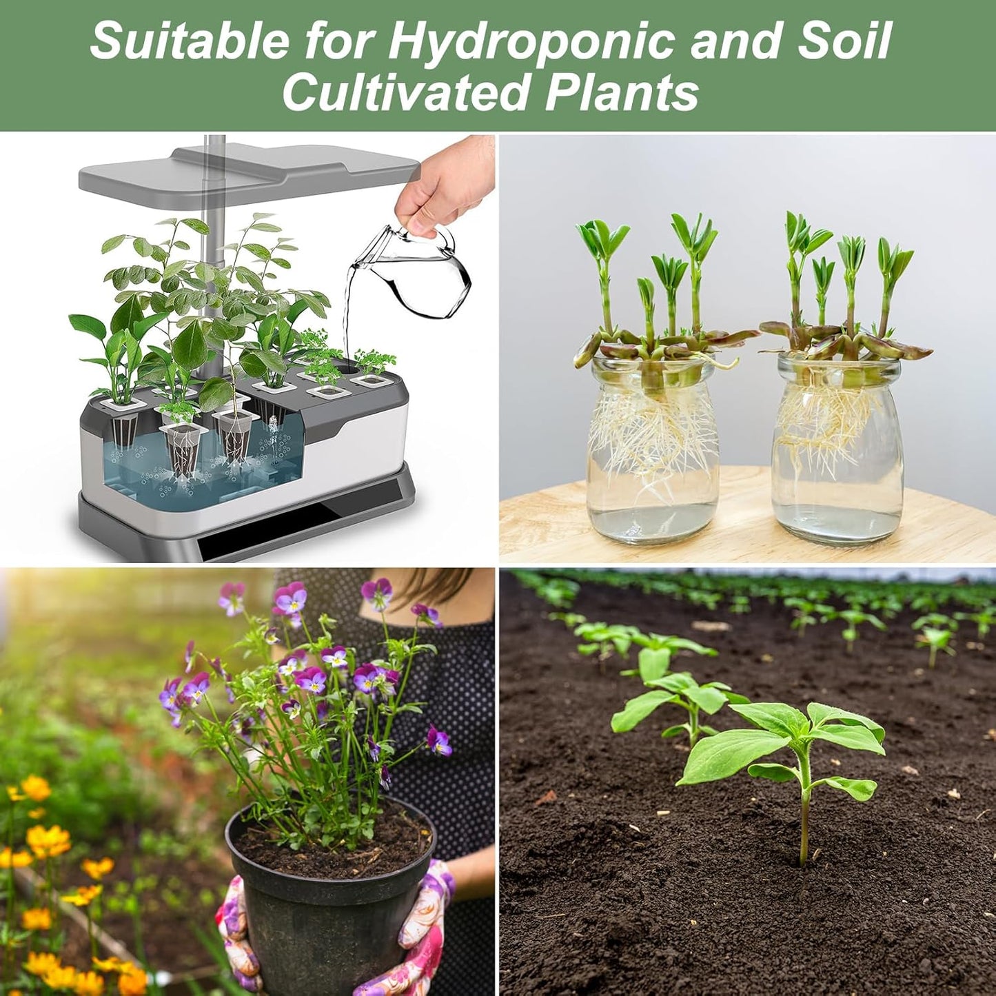 Fertilizante Hidropónico A&B 800ml para Aerogarden