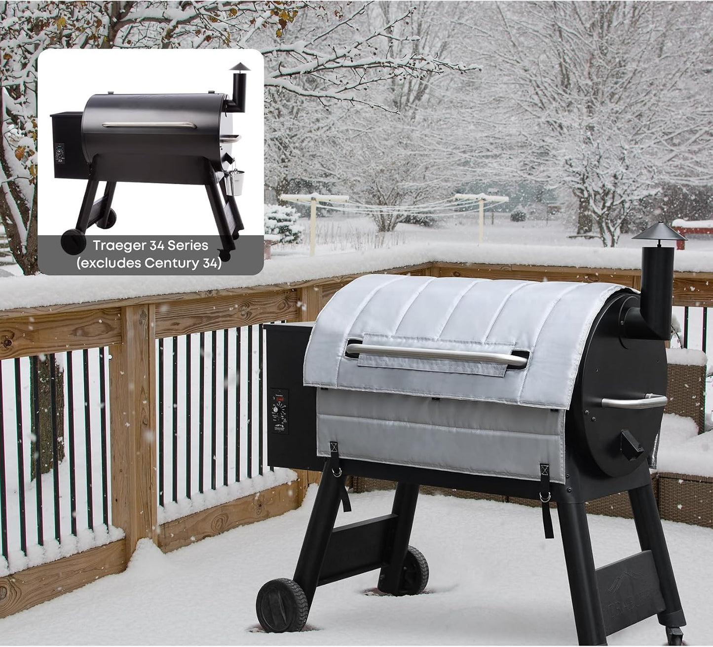 Manta aislamiento parrilla Traeger 34 y Texas Grill