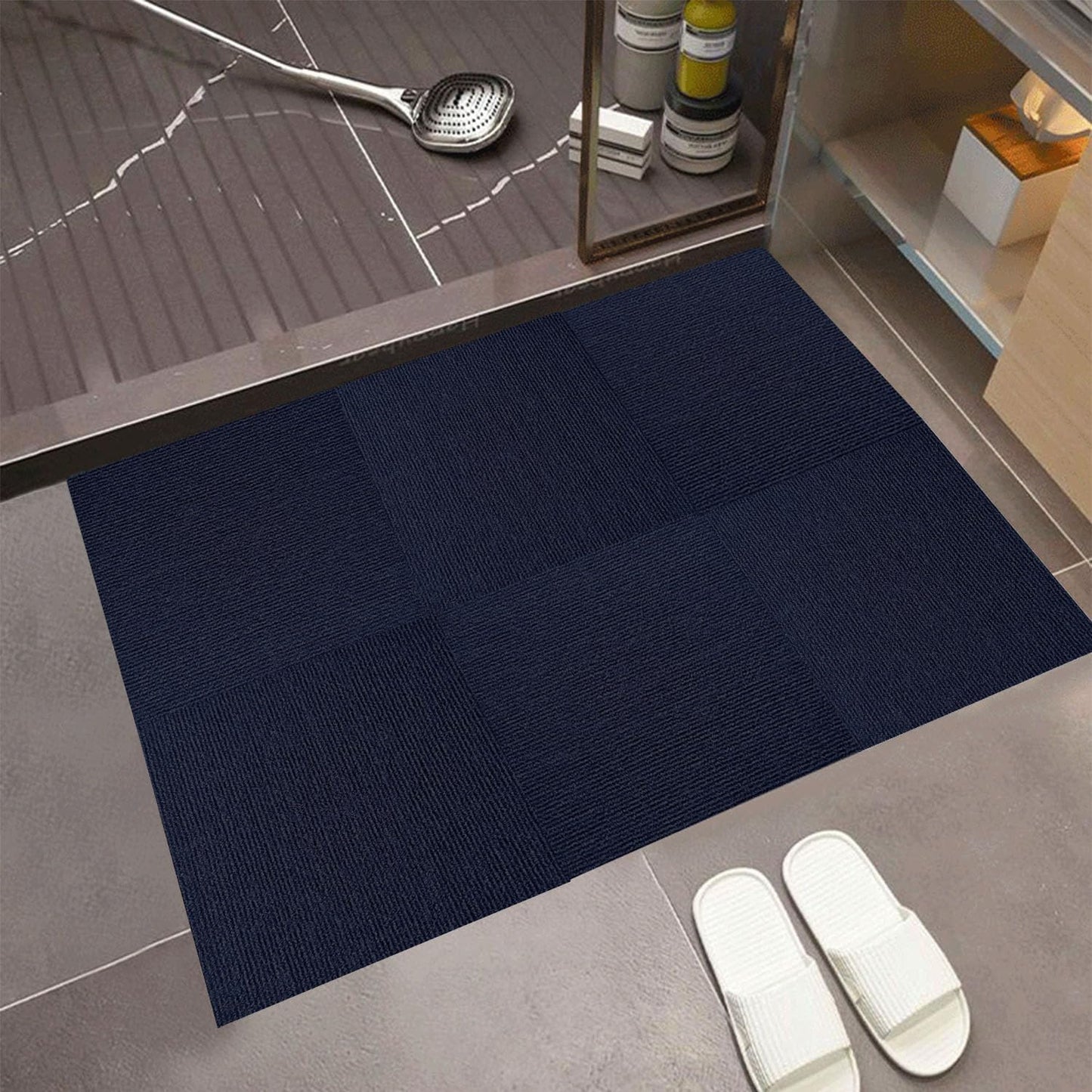 Azulejos alfombra autoadhesiva 12x12pulg antideslizante sala cocina
