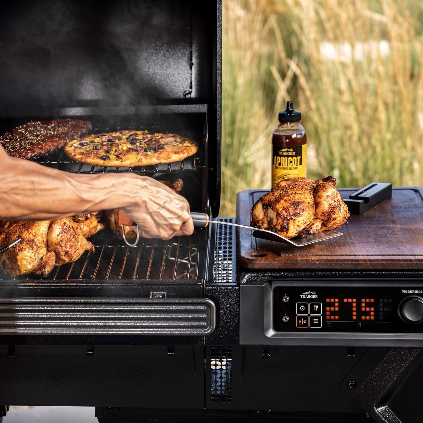 Accesorio parrilla acero inox con espátula modelo 2025
