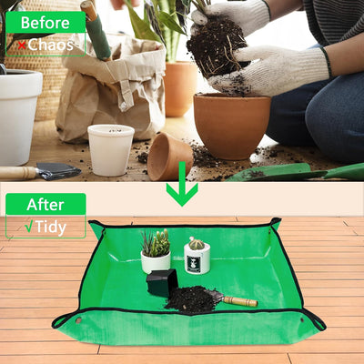 Tapete trasplante impermeable para orquídeas 26.8x26.8