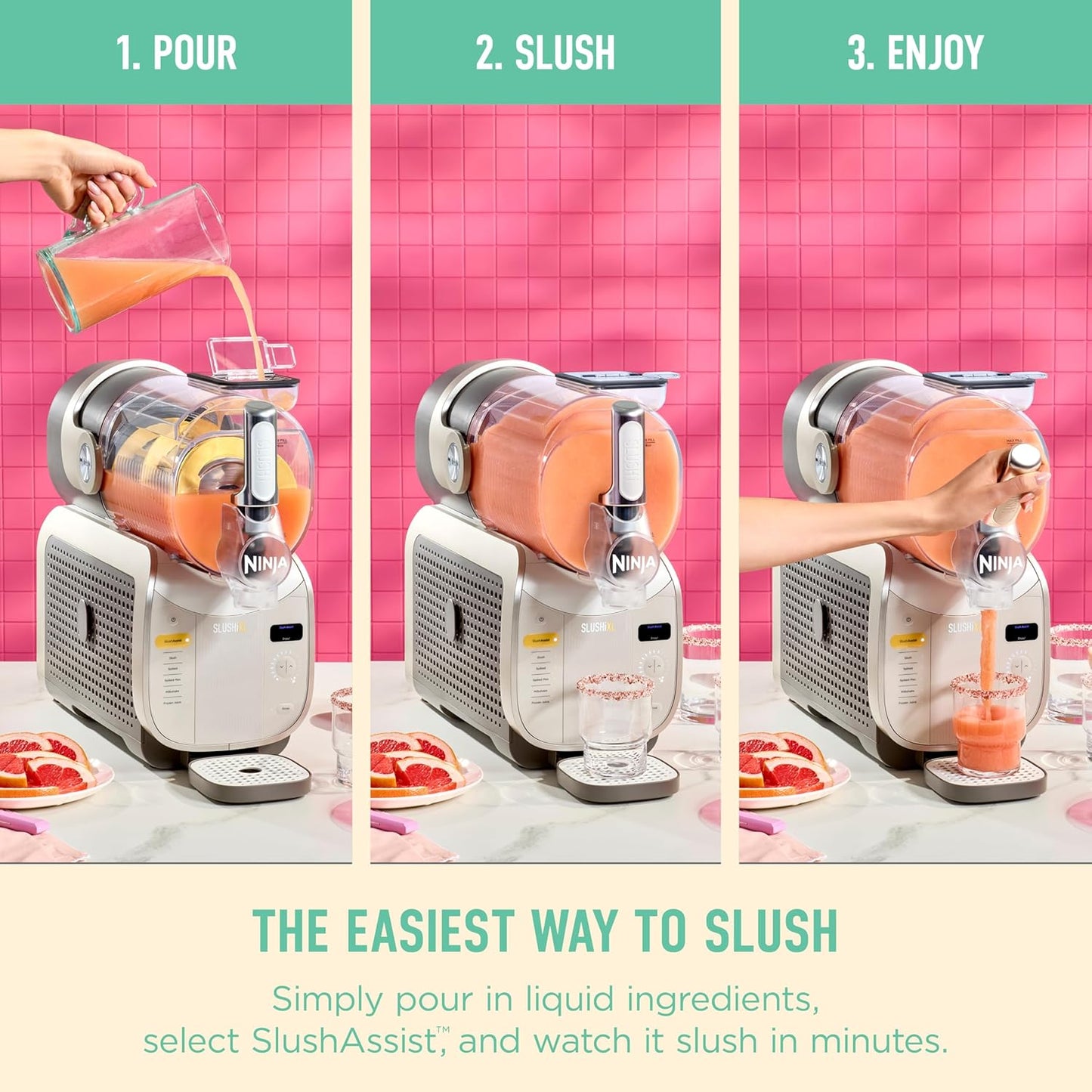 Máquina bebidas congeladas SlushAssist 128oz crema
