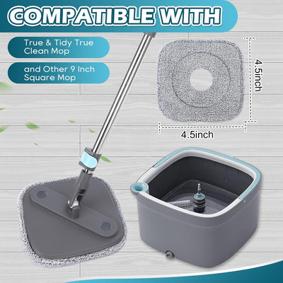 Almohadillas microfibra comp 9pulg set 4