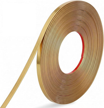 Cinta dorada autoadhesiva 0.25pulg 32pies para moldura y pared