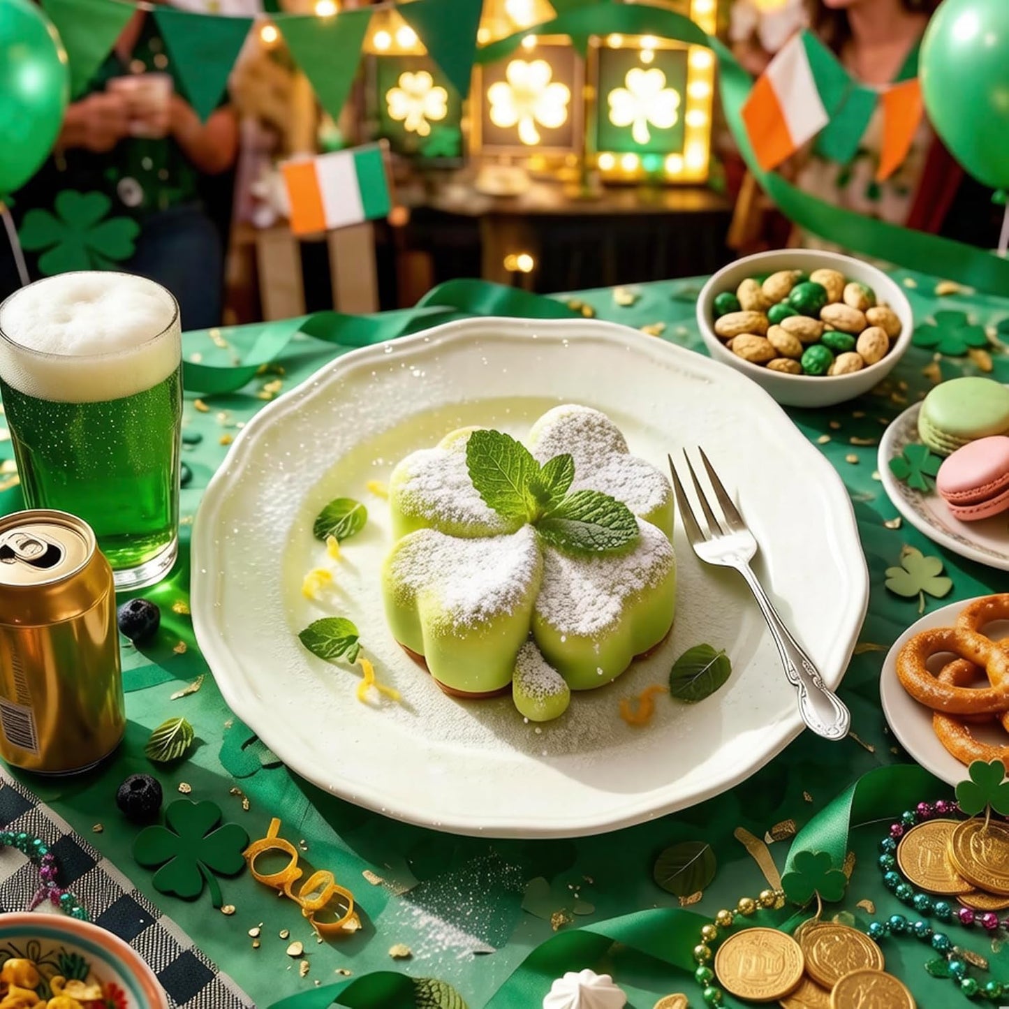 Molde silicona para pasteles trébol San Patricio
