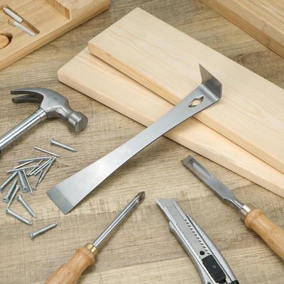 Rascador barra palanca plana set 3 acero inox