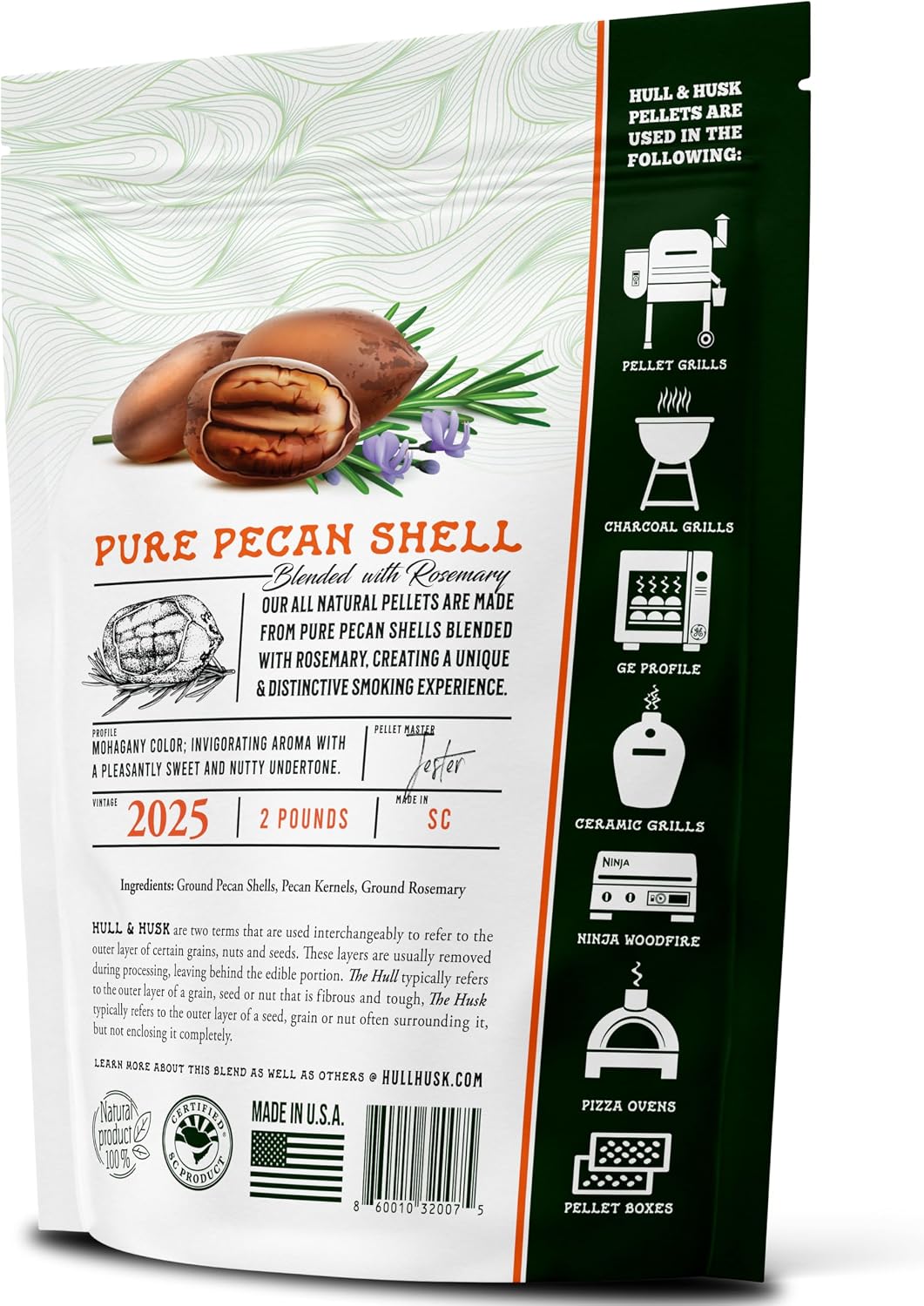 Pellets cocina nueces romero