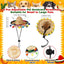18 Pzas Disfraz Perro Cinco de Mayo Sombrero Bola Pom