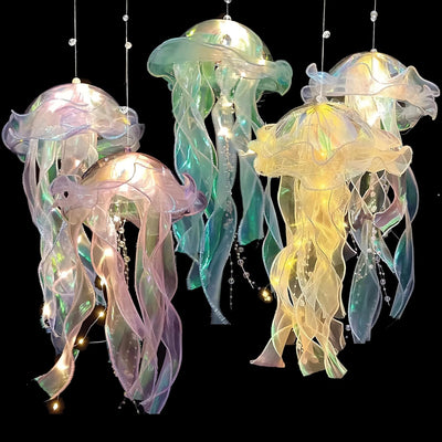 Linternas LED medusa colgantes para fiestas temáticas