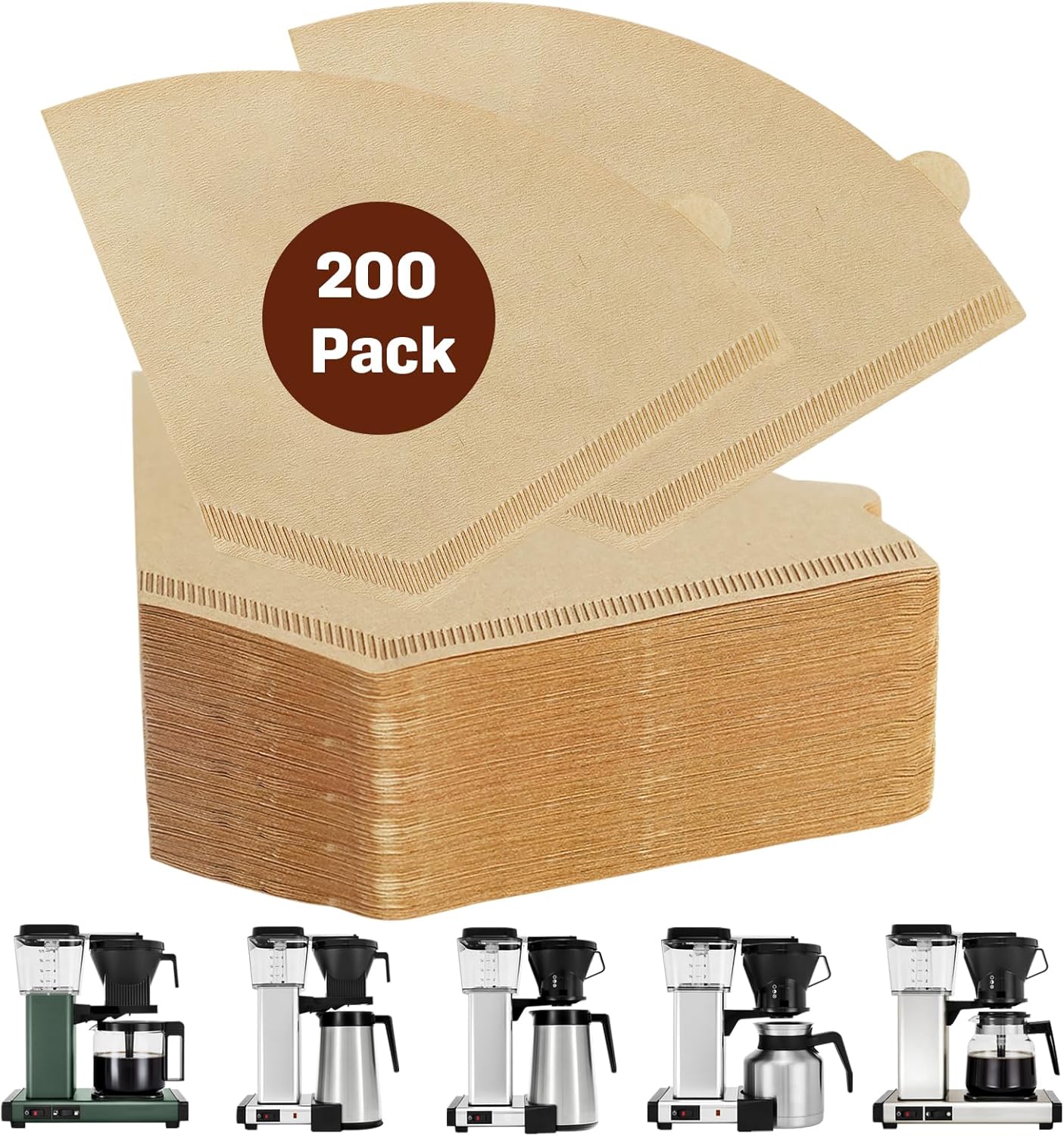 Filtros de café de cono compatibles con Technivorm KBT KBGV KB 8-12 tazas