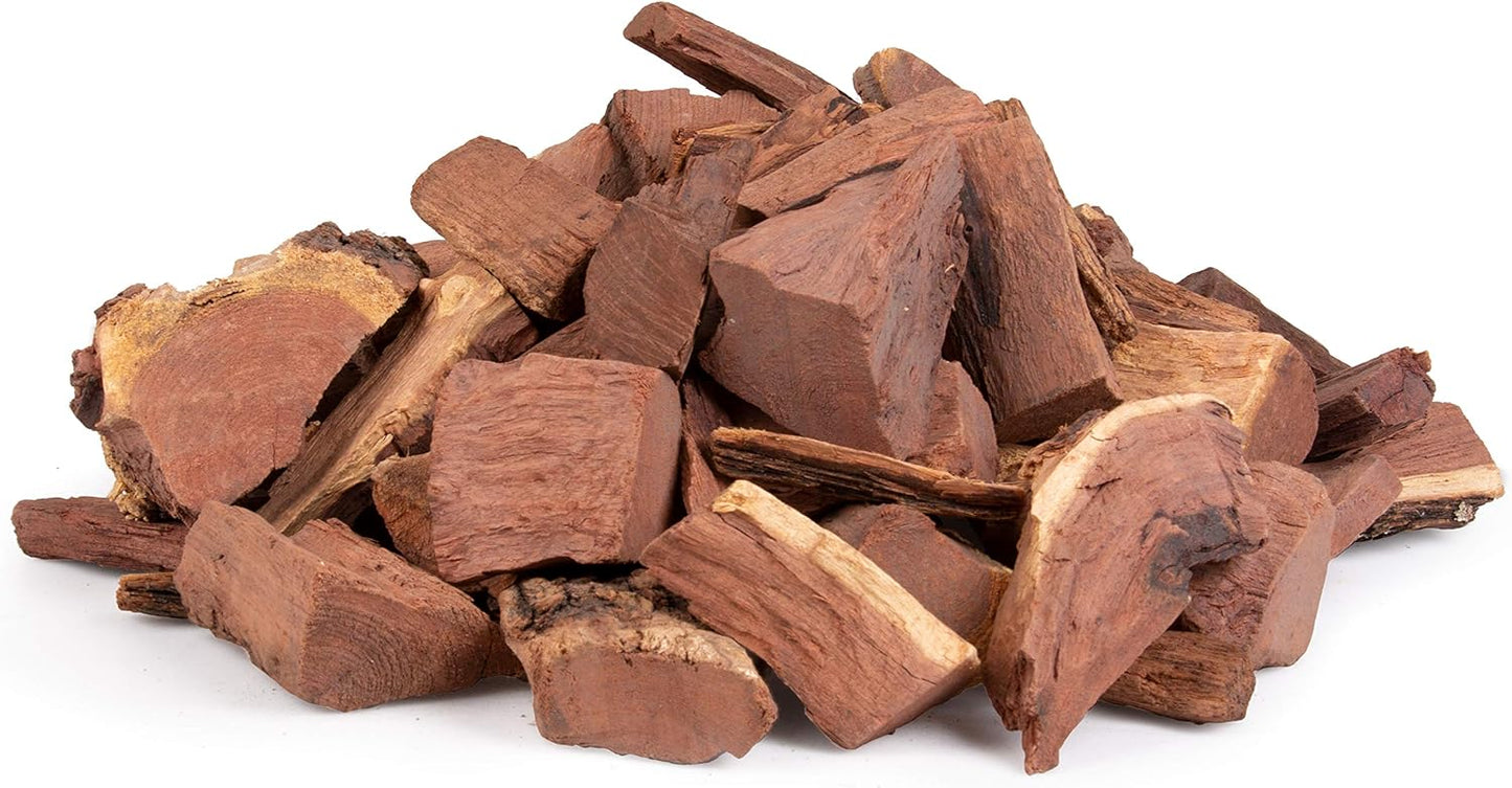 Trozos madera cerezo natural para ahumar 5lb caja o bolsa