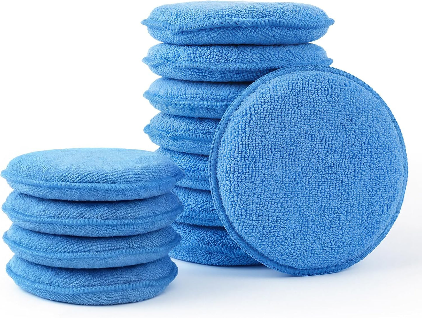 Almohadillas cera microfibra reutilizables con bolsillo dedos