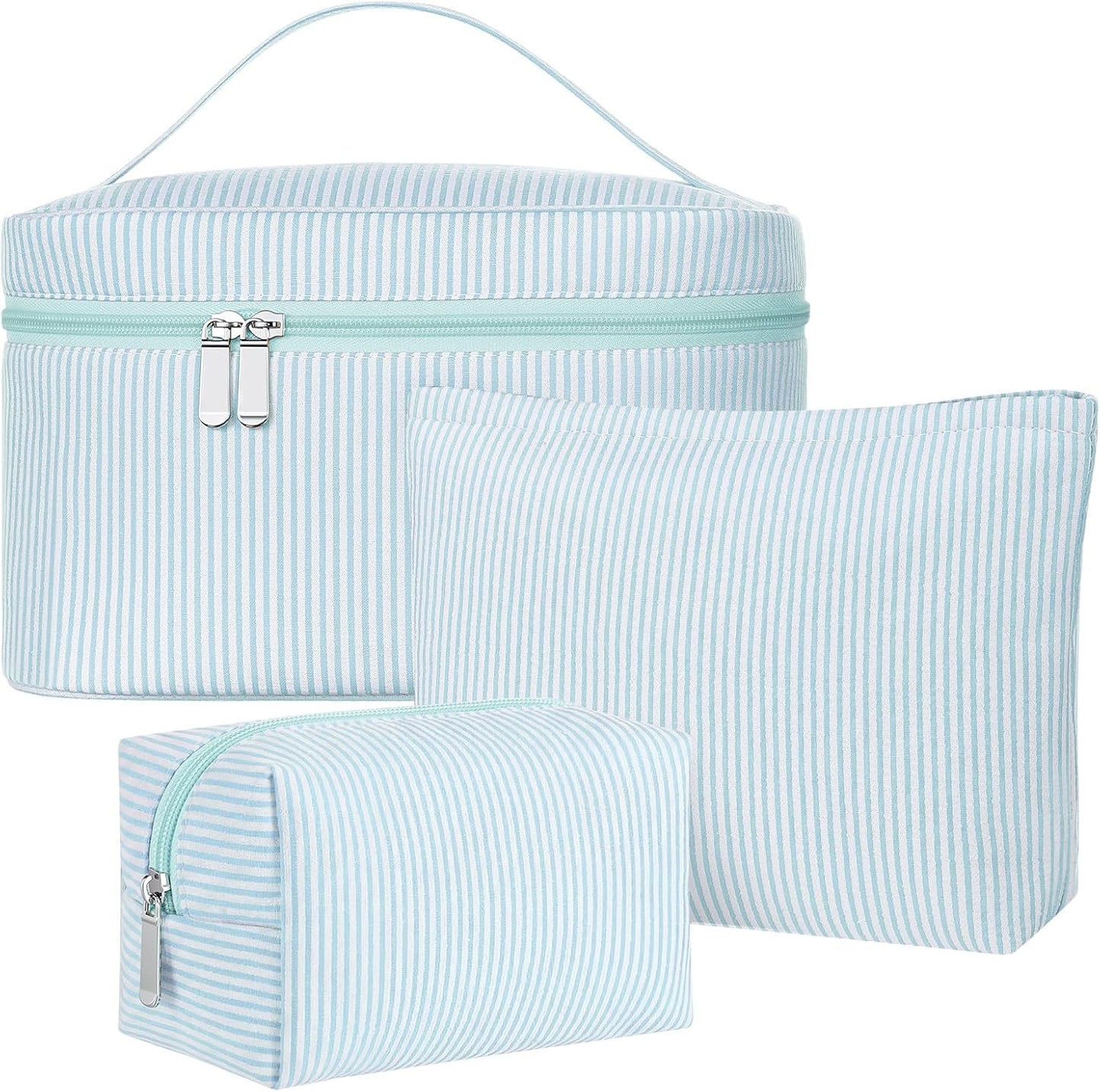 Set 3 Pzas Bolsa Maquillaje Viaje Estética