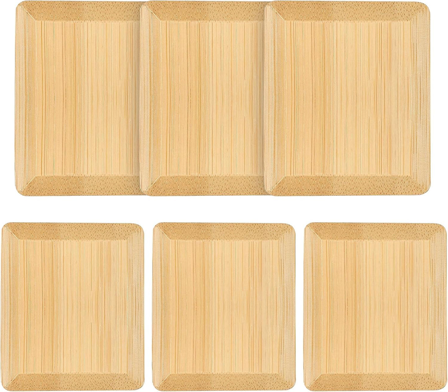 6 Raspadores Bambú Natural para Sartén y Ollas Antiarañazos
