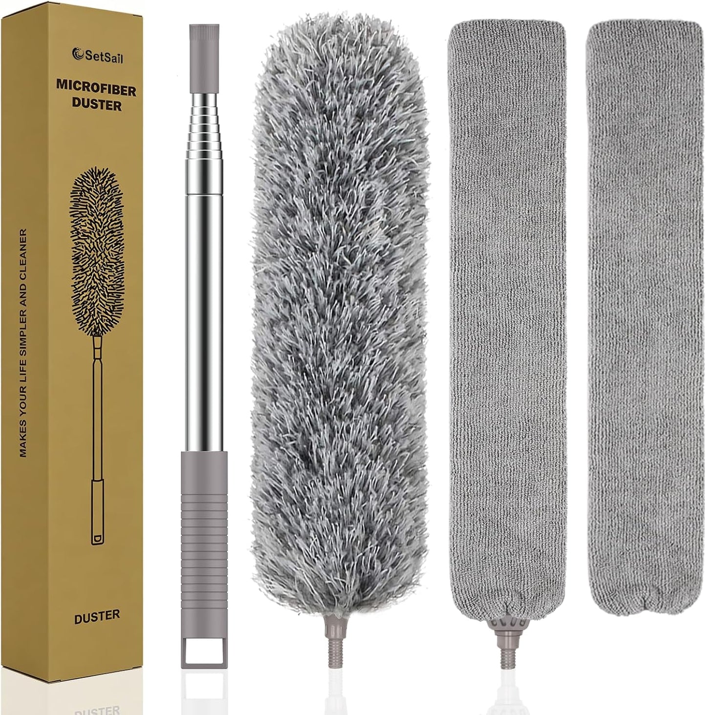 Plumeros extensible microfibra para ventilador techo