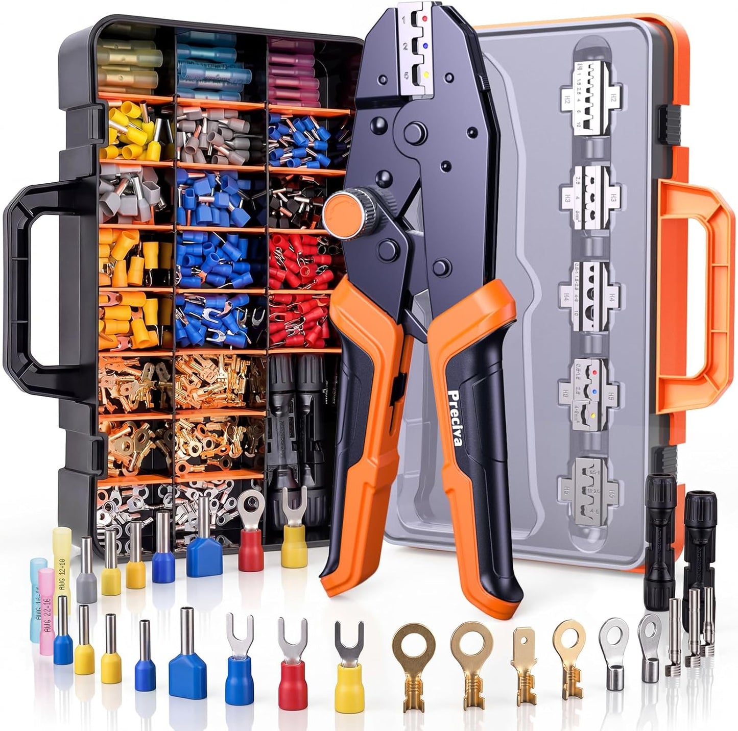Juego herramientas crimpado 361pcs con mango ergonómico