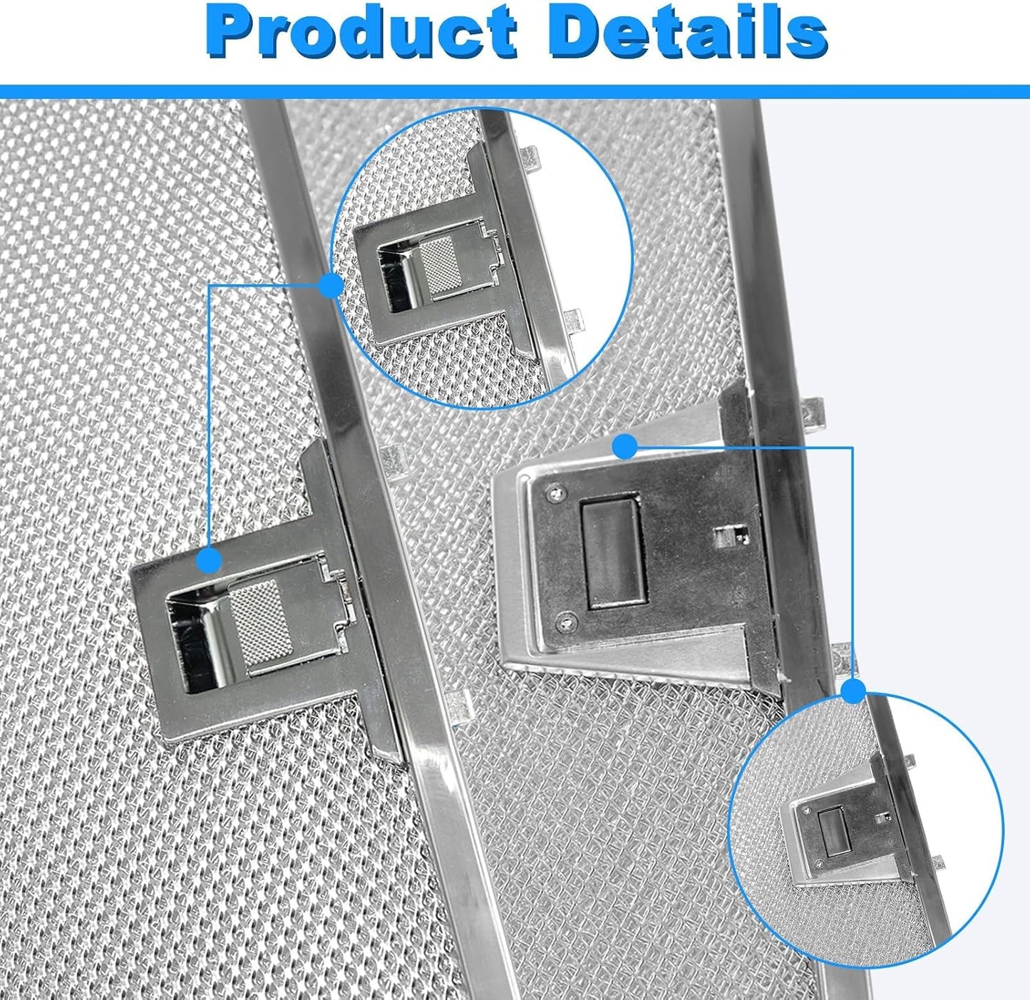 Filtro grasa campana cocina 13.5x14.4pulg