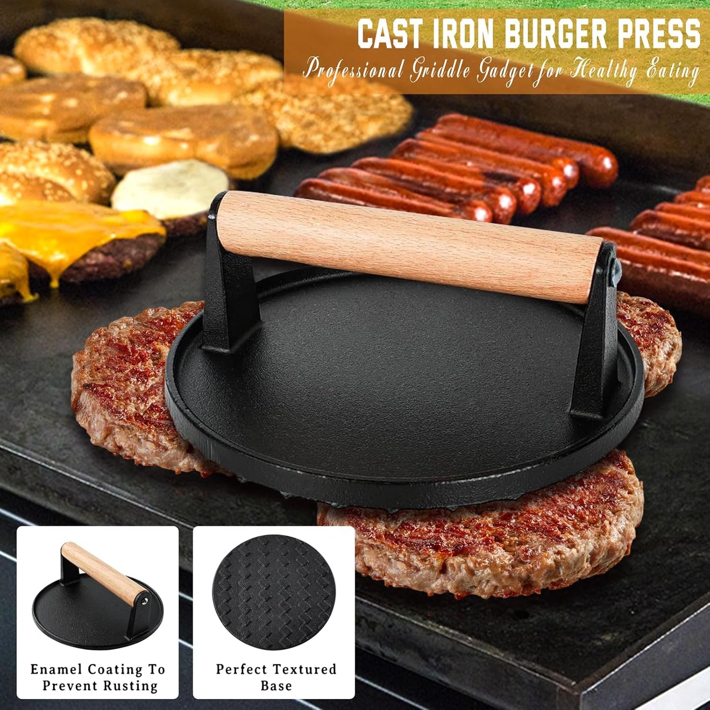 Set 27 Pzas Accesorios Parrilla Profesional con Cúpula