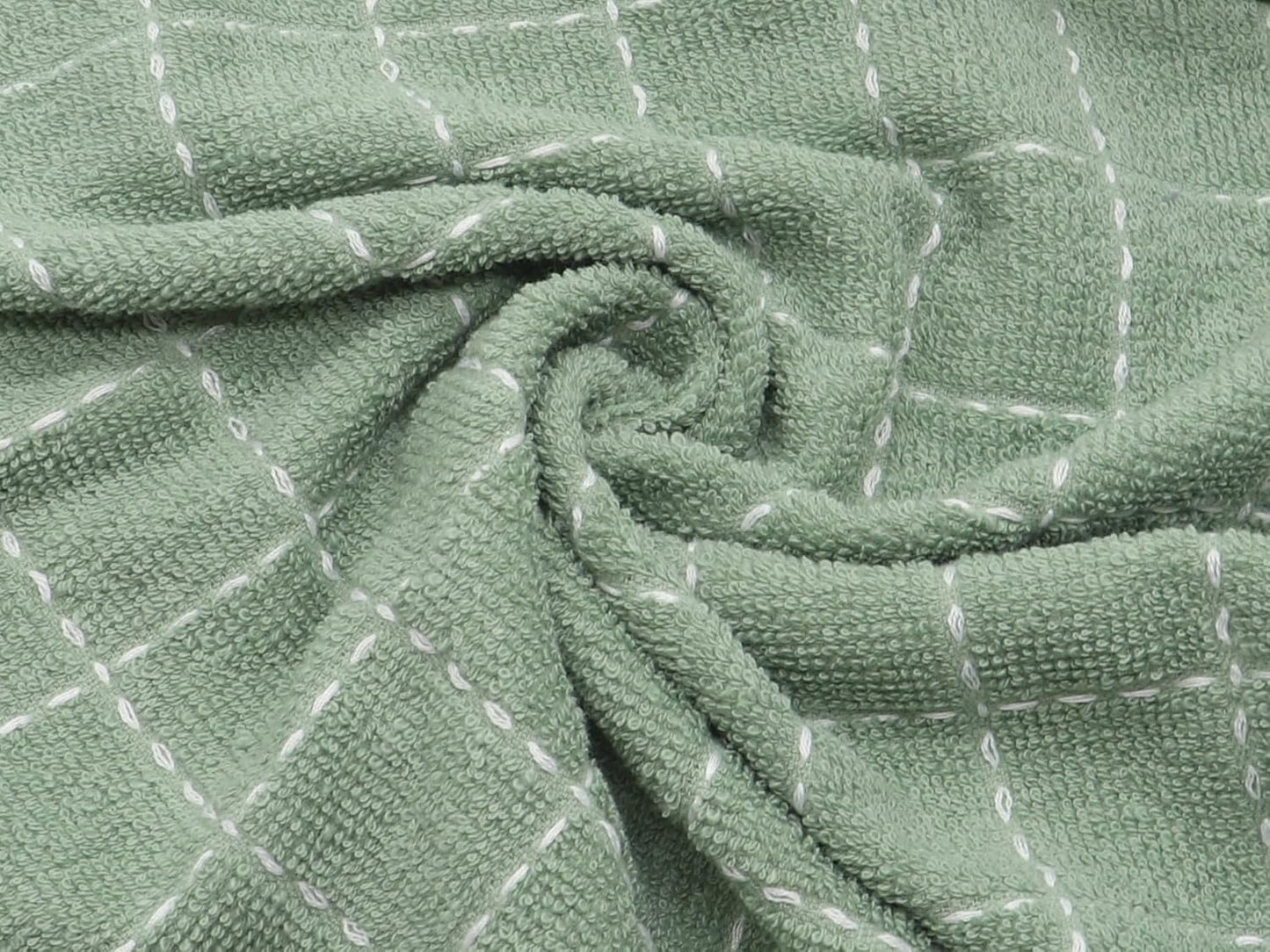 Paños de cocina de algodón absorbentes multiusos 12x12 pulgadas color verde claro