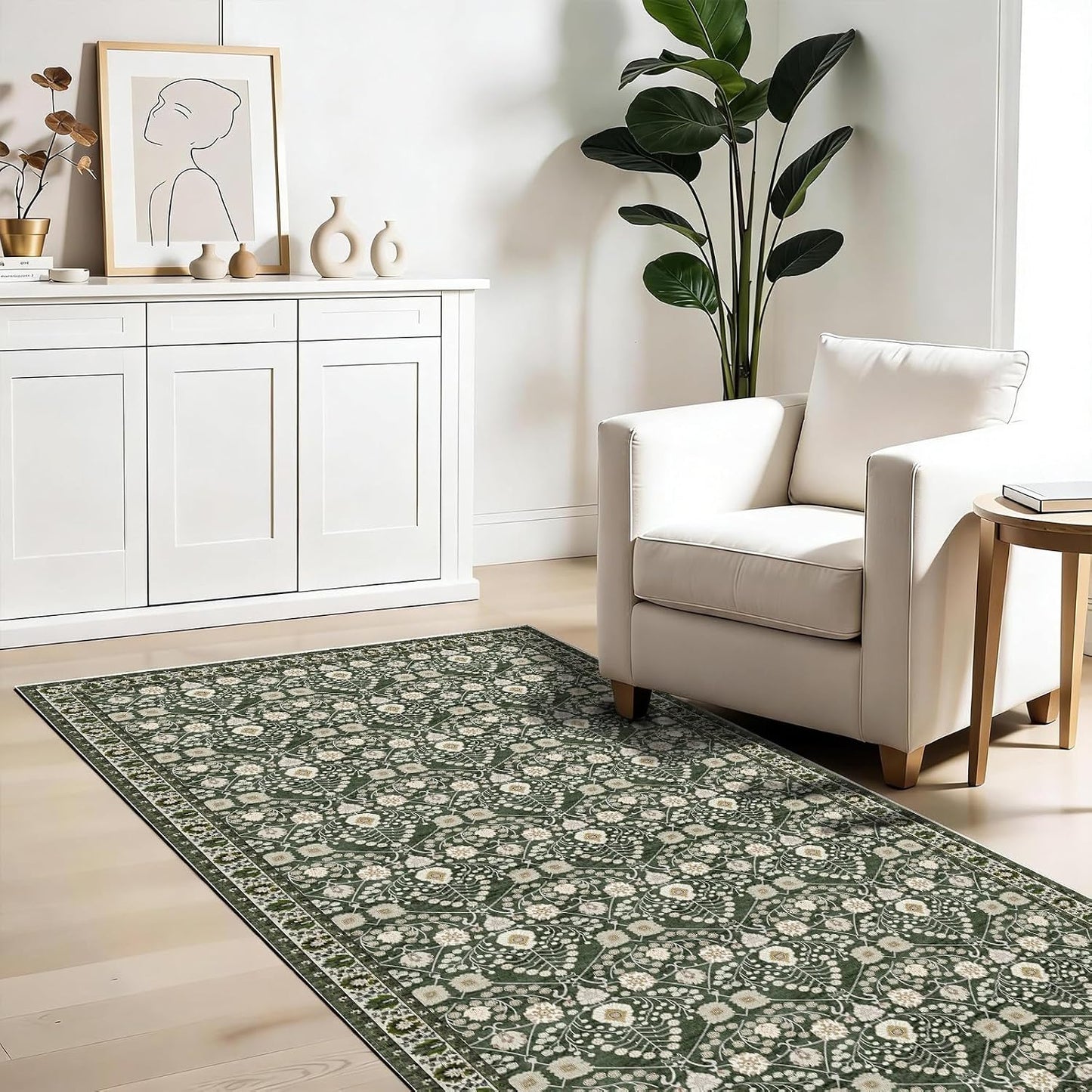Alfombra bohemia lavable 3x6pulg antideslizante pasillos