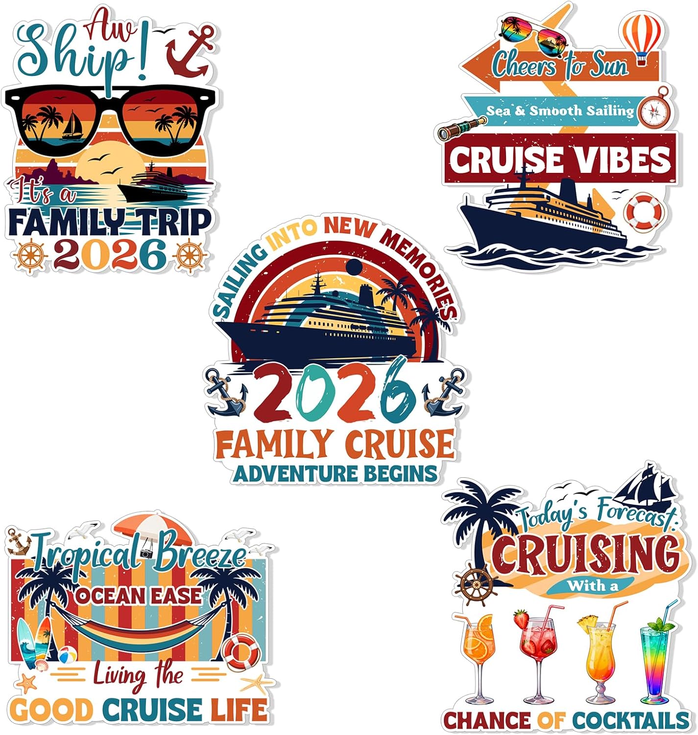 Decoraciones magnéticas puerta crucero 2026 imanes carnaval fiesta