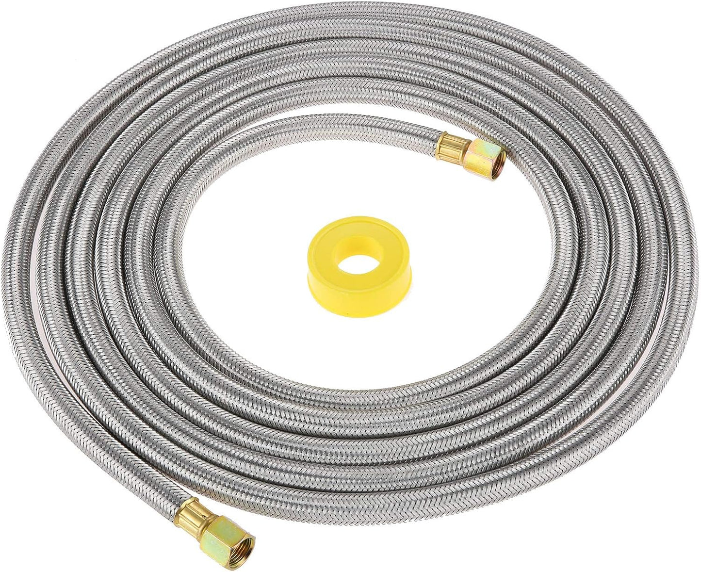 Manguera propano acero inox 16ft 3/8pulg con accesorios