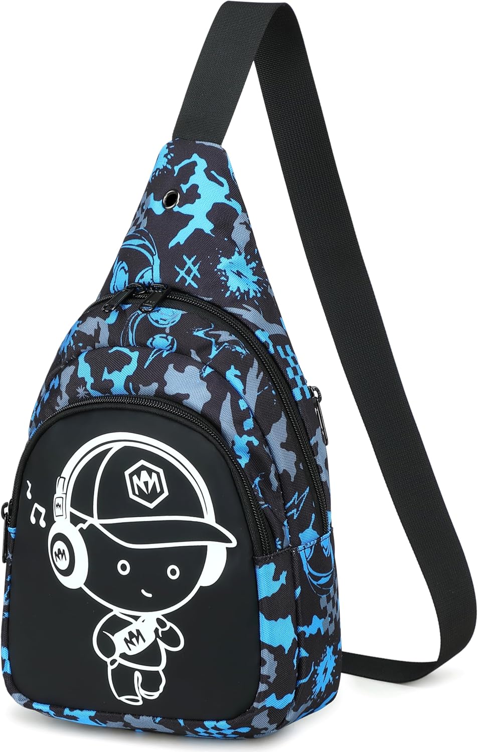 Bolsa bandolera camuflaje para niños