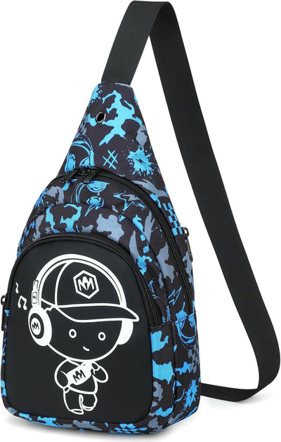 Bolsa bandolera camuflaje para niños