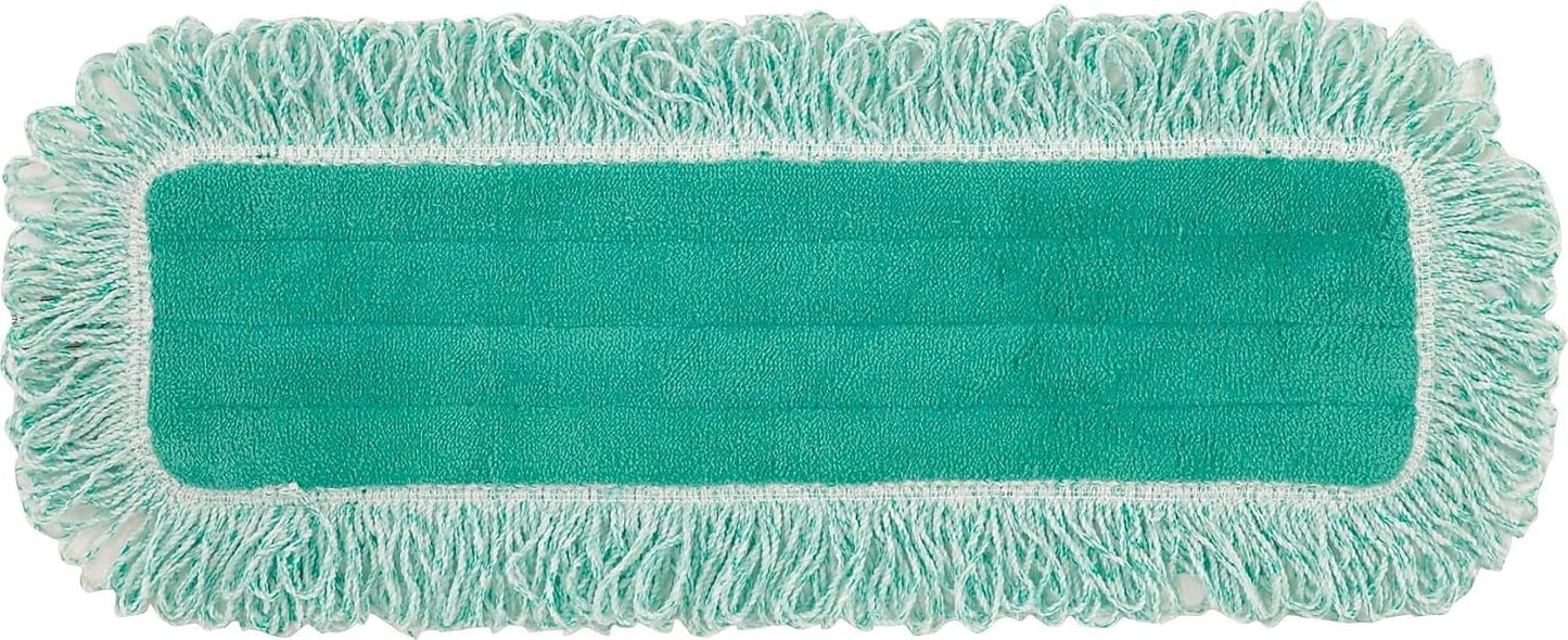 Almohadilla mopa microfibra un solo lado 24pulg color verde