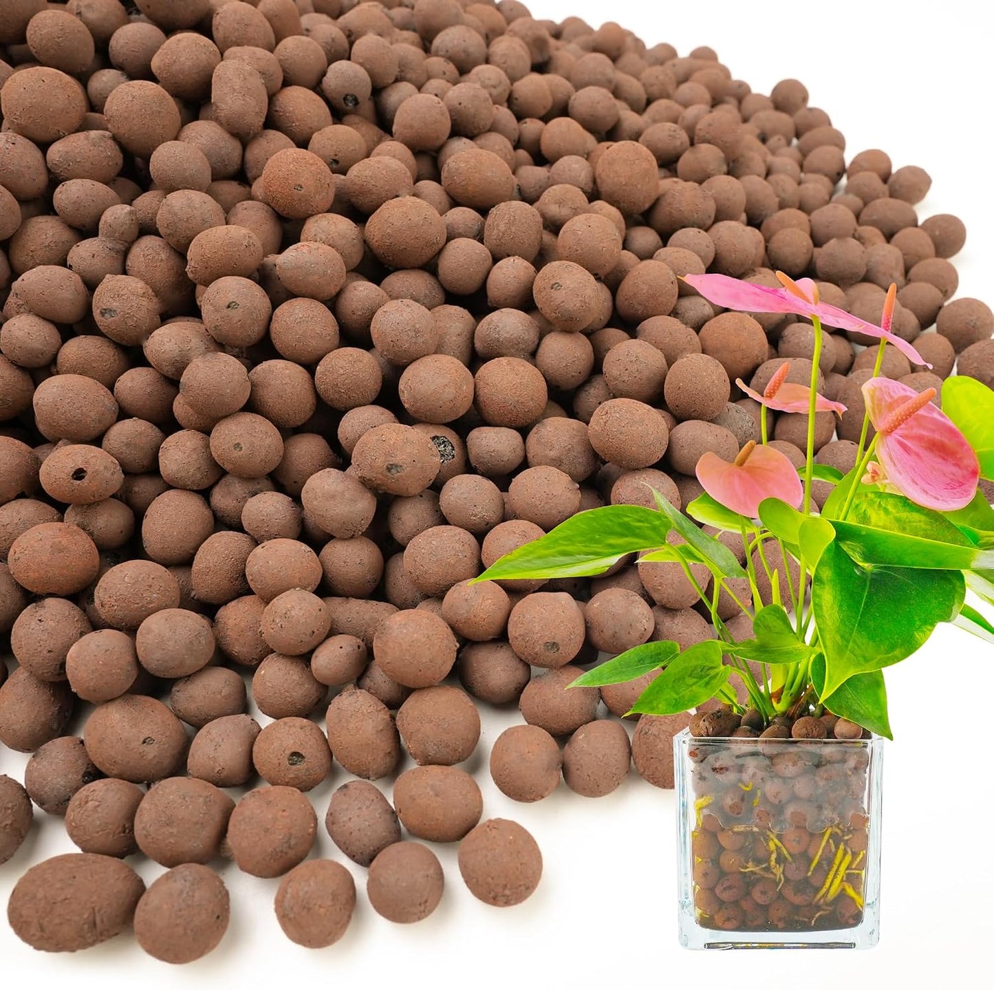 Guijarros LECA 10-20mm para hidroponía y drenaje de plantas