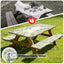 Mantel de picnic con fundas de banco impermeable 72 pulgadas verde botánico