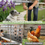 Rollo malla plástica 15.7x10ft valla pollo resistente para jardín