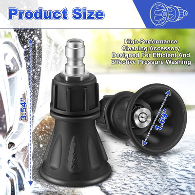 Protector boquilla hidrolimpiador acero inox goma 1/4pulg