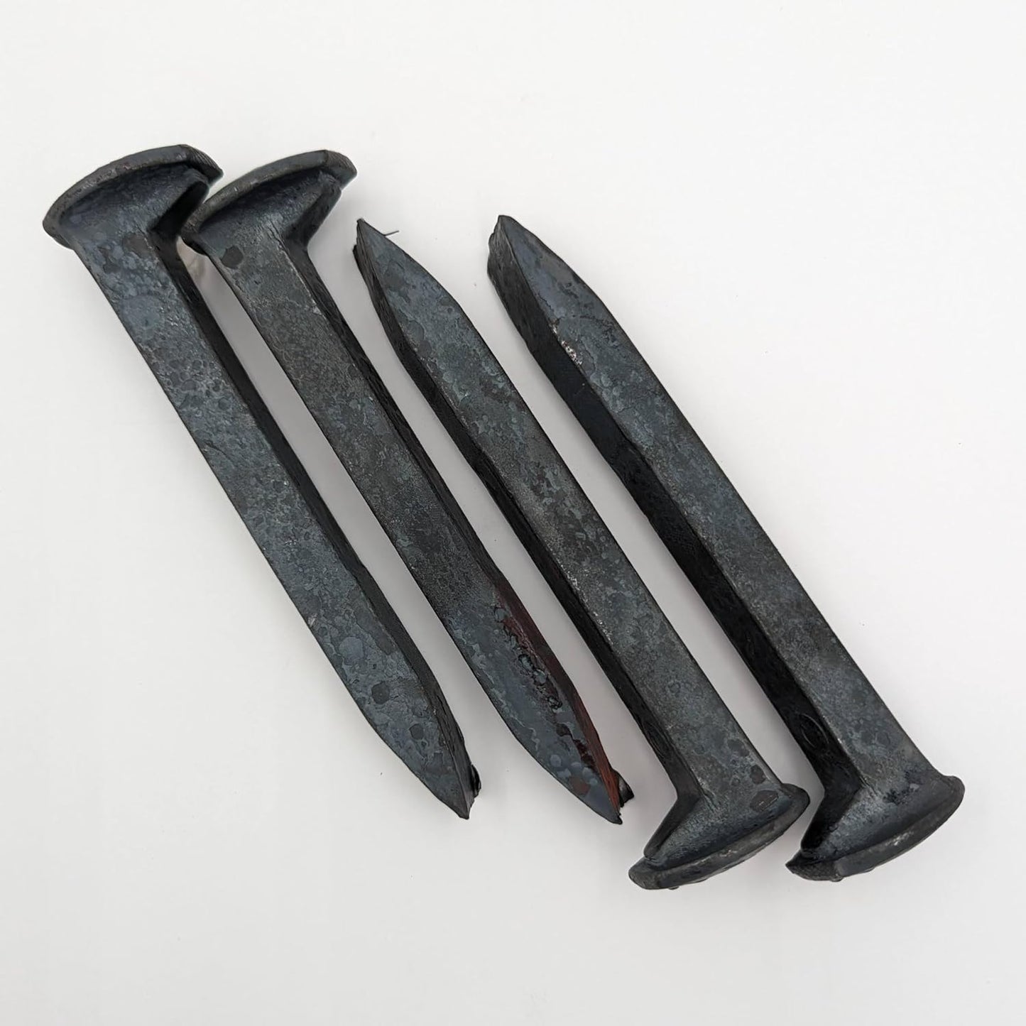 2 Picos Ferrocarril Acero Alto Carbono 5/16x6 Negros