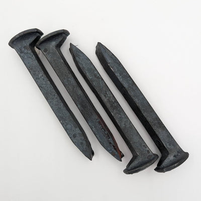 2 Picos Ferrocarril Acero Alto Carbono 5/16x6 Negros