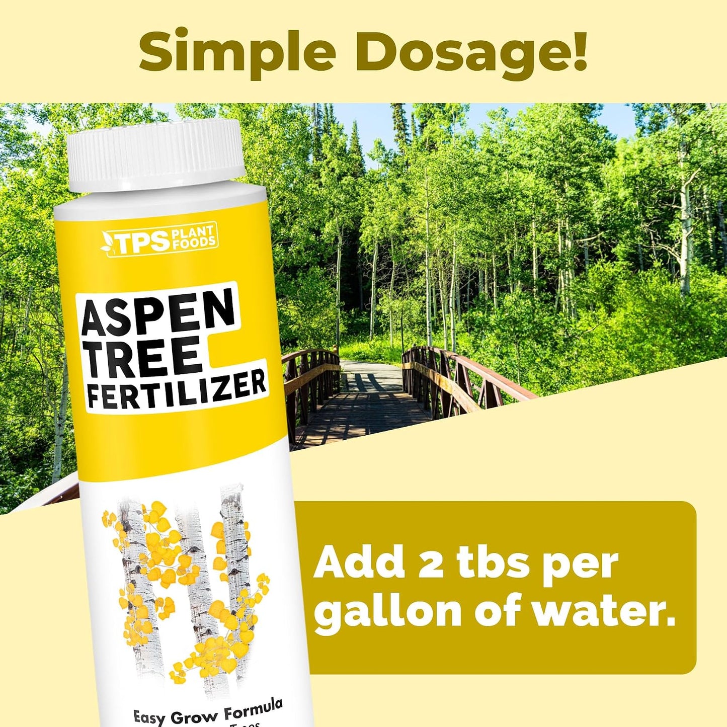 Fertilizante líquido para álamo temblón 8oz