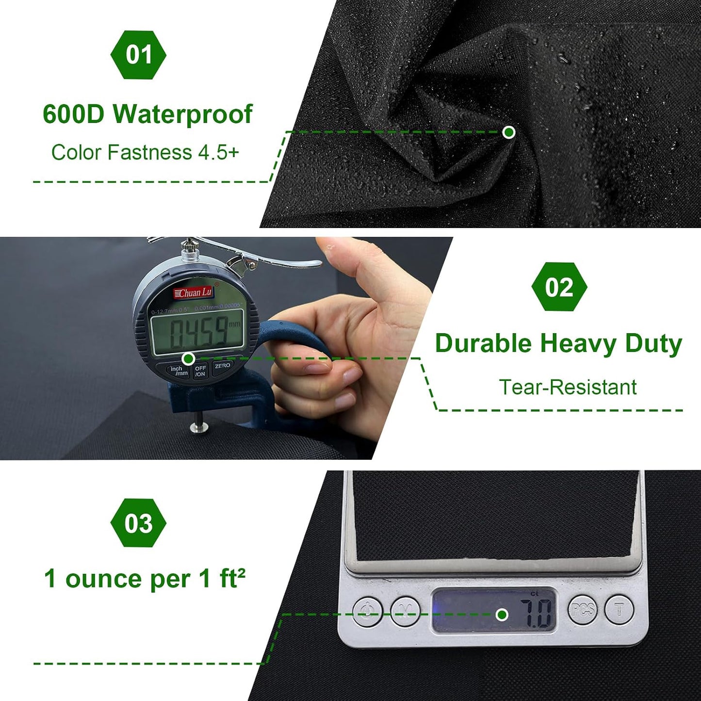 Cubierta parrilla Royal Gourmet 600D resistente agua