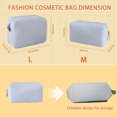 2 bolsas maquillaje viaje mujer organizadora cosméticos
