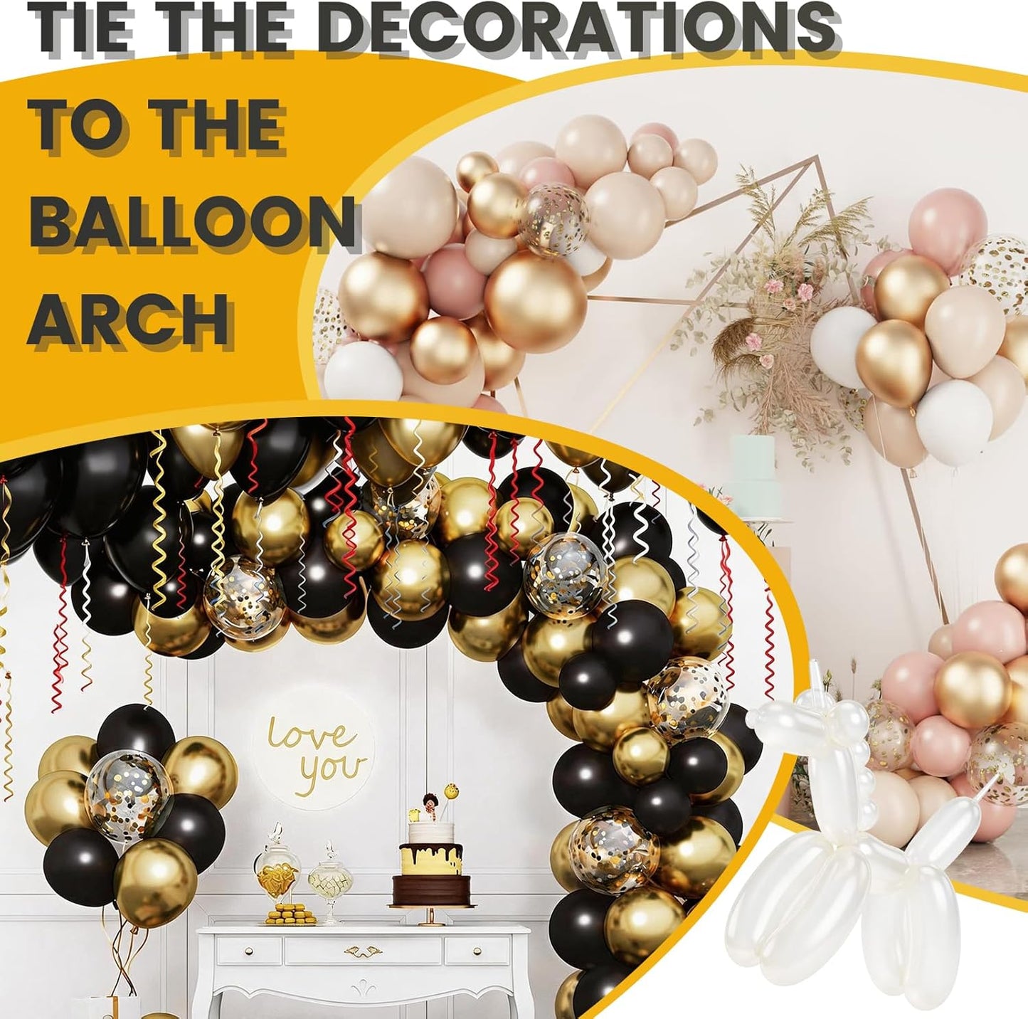Pack 12 Clips Arco Globos 3x4pulg 100 Transparentes