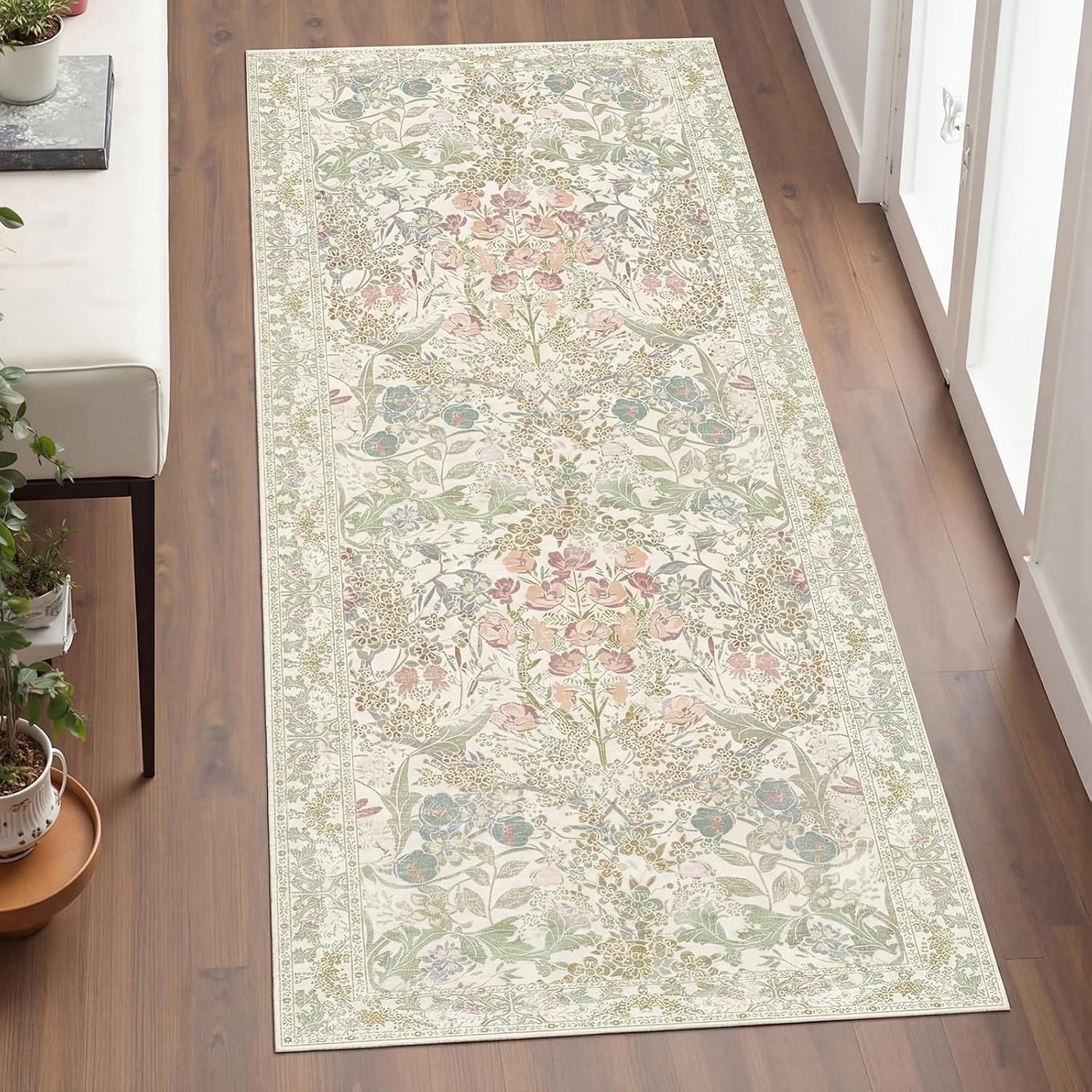 Alfombra baño 2x4pulg antideslizante estilo vintage