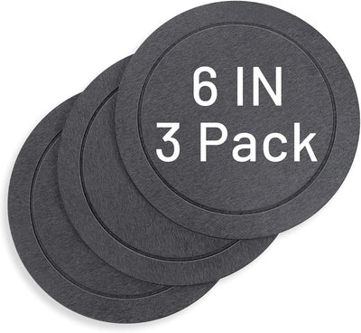 Bandejas redondas 6pulg para plantas interiores exteriores set 3