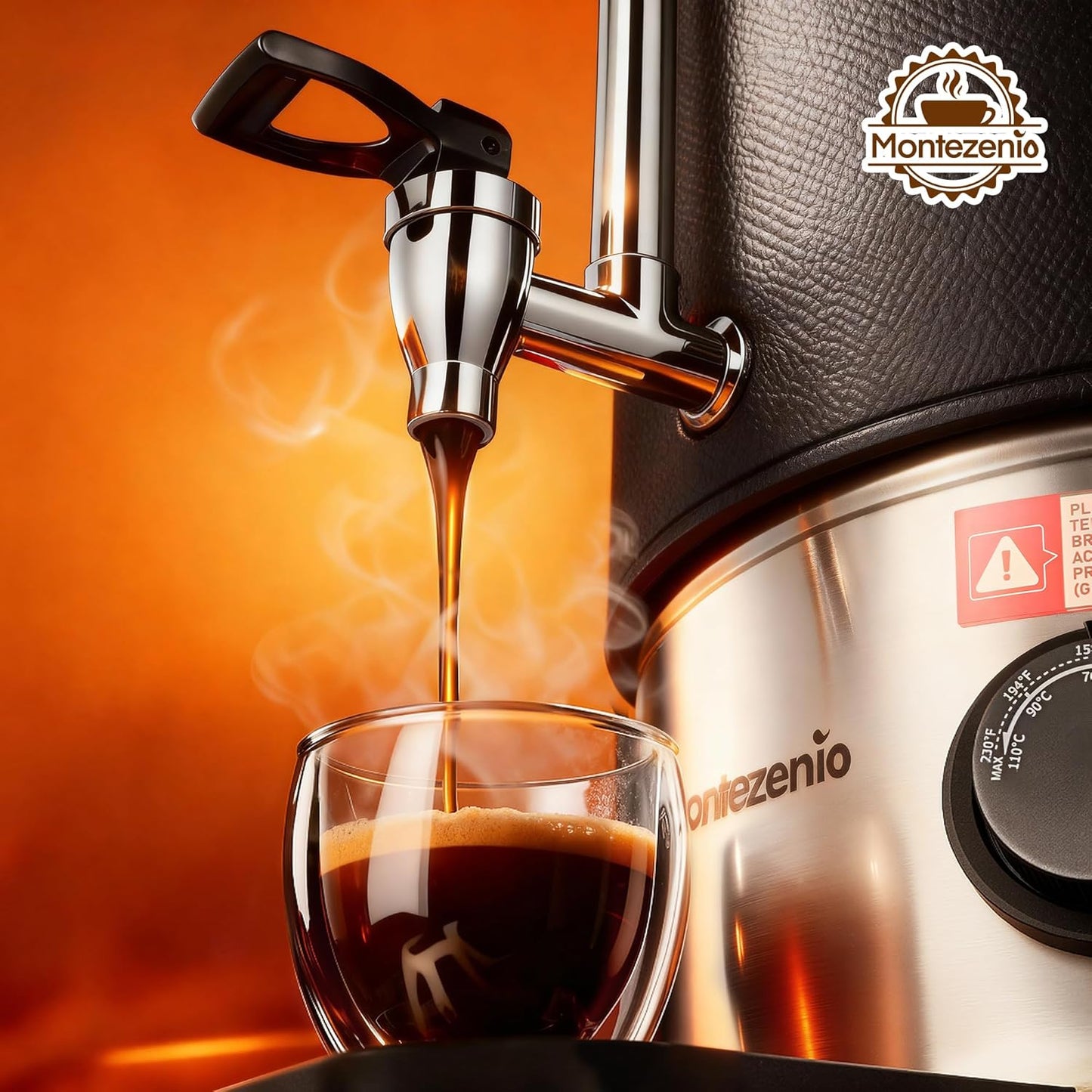 Urna Café Comercial 1500W Acero Inox 304 Control Temperatura