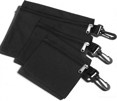 Pack 3 Bolsas Lona Oxford Con Cremallera Mosquetón