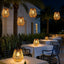 Farol solar colgante impermeable estilo bohemio