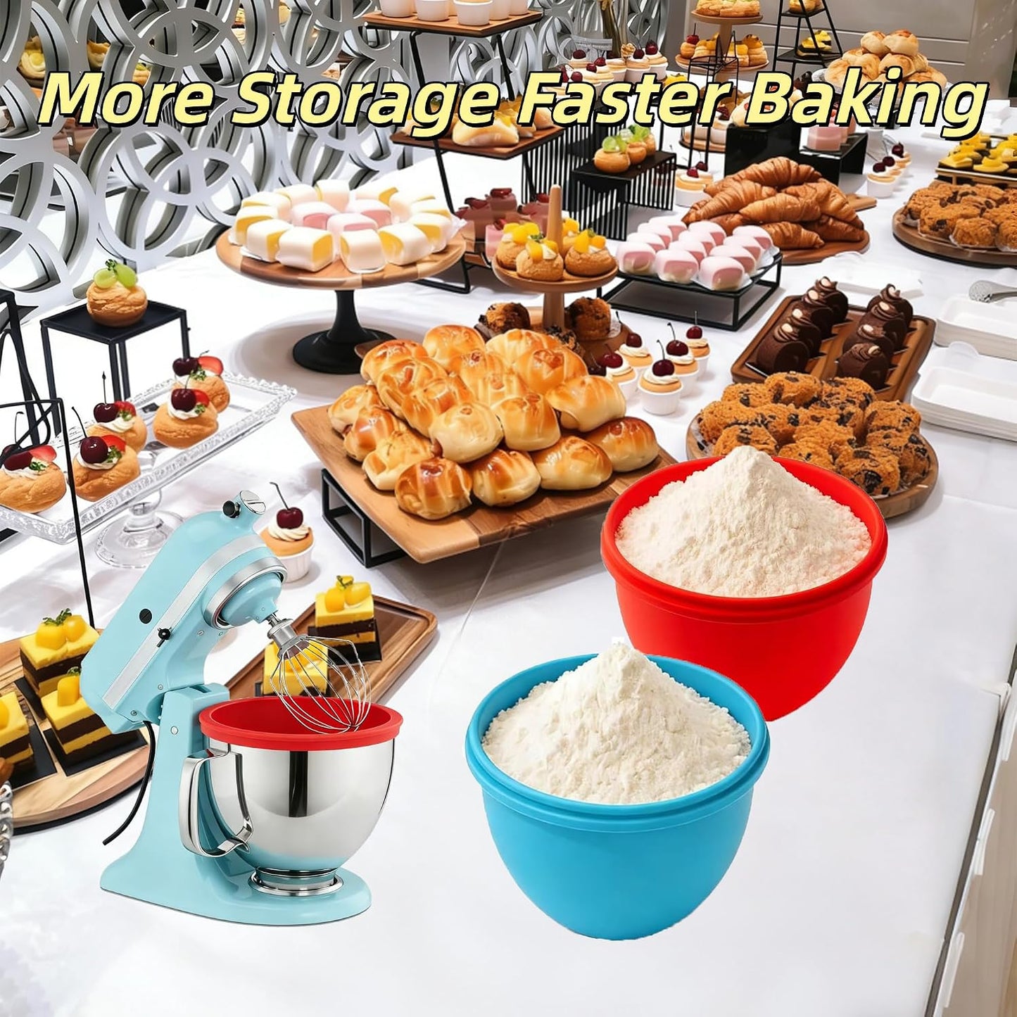 Revestimiento silicona para mezcladora KitchenAid 4.5qt