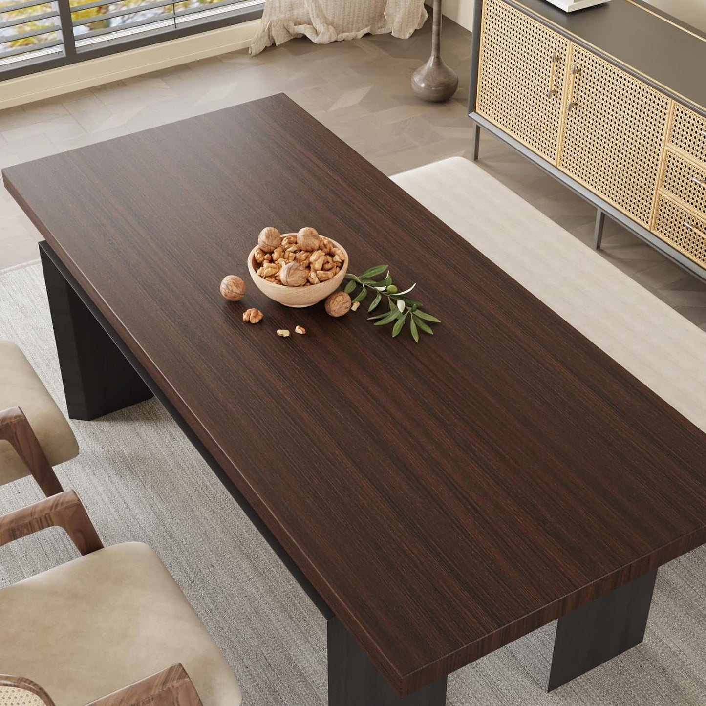 Papel adhesivo madera oscura para encimeras y gabinetes