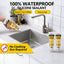 Sellador silicona blanca cocina baño pack 2 3.2oz impermeable
